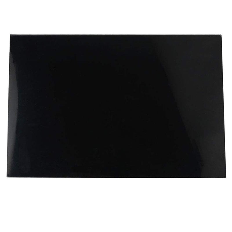 Mr.Power 11.6 x17 Inch Guitar Bass Pickguard Blank Material DIY Sheet Scratch Plate Backplate for Strat Tele Guitar Jazz P Bass (3Ply Black) - Image 1